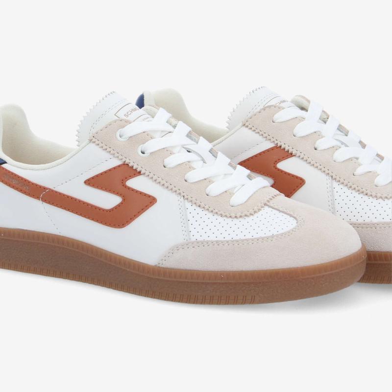 SHEFFIELD JOGGER M - NAPPA/SUEDE/NAP - BLANC/BLANC CASSÉ/MARRON